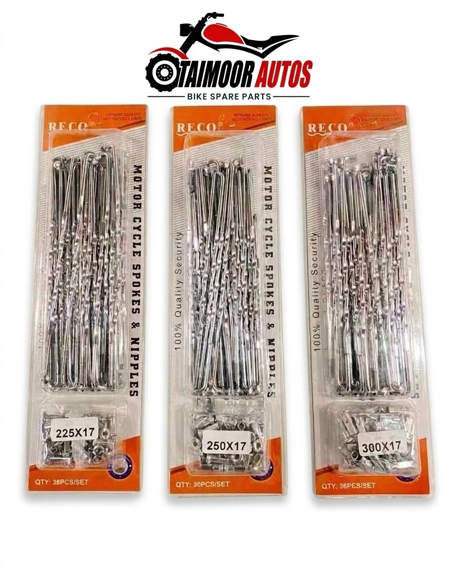 Spokes & Nipples Set (Silver)